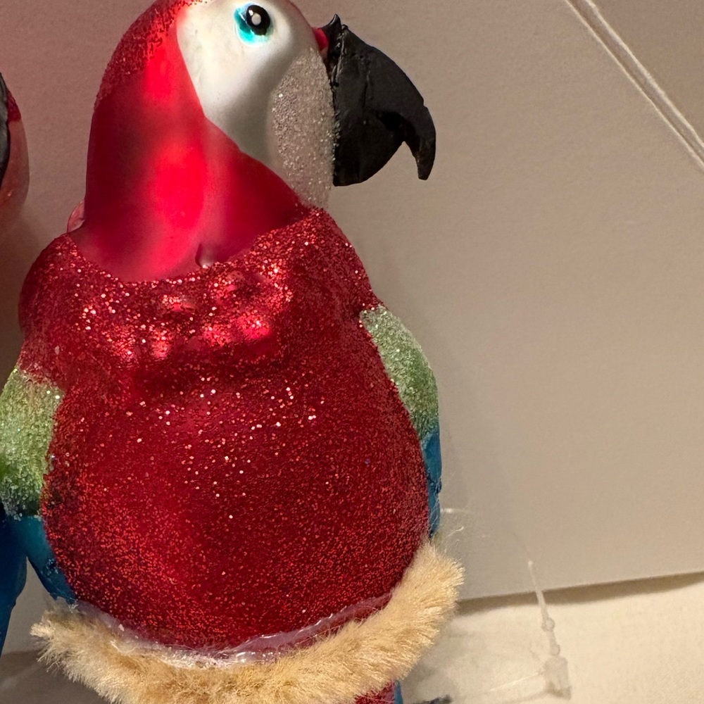Colorful Parrot Bird Ornament Set - Picture 11 of 13